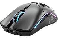 GLORIOUS PC GAMING RACE Model O- (Wireless) - Gaming Maus, Kabellos, Optisch mit Leuchtdioden, 19000 dpi, Matte Black