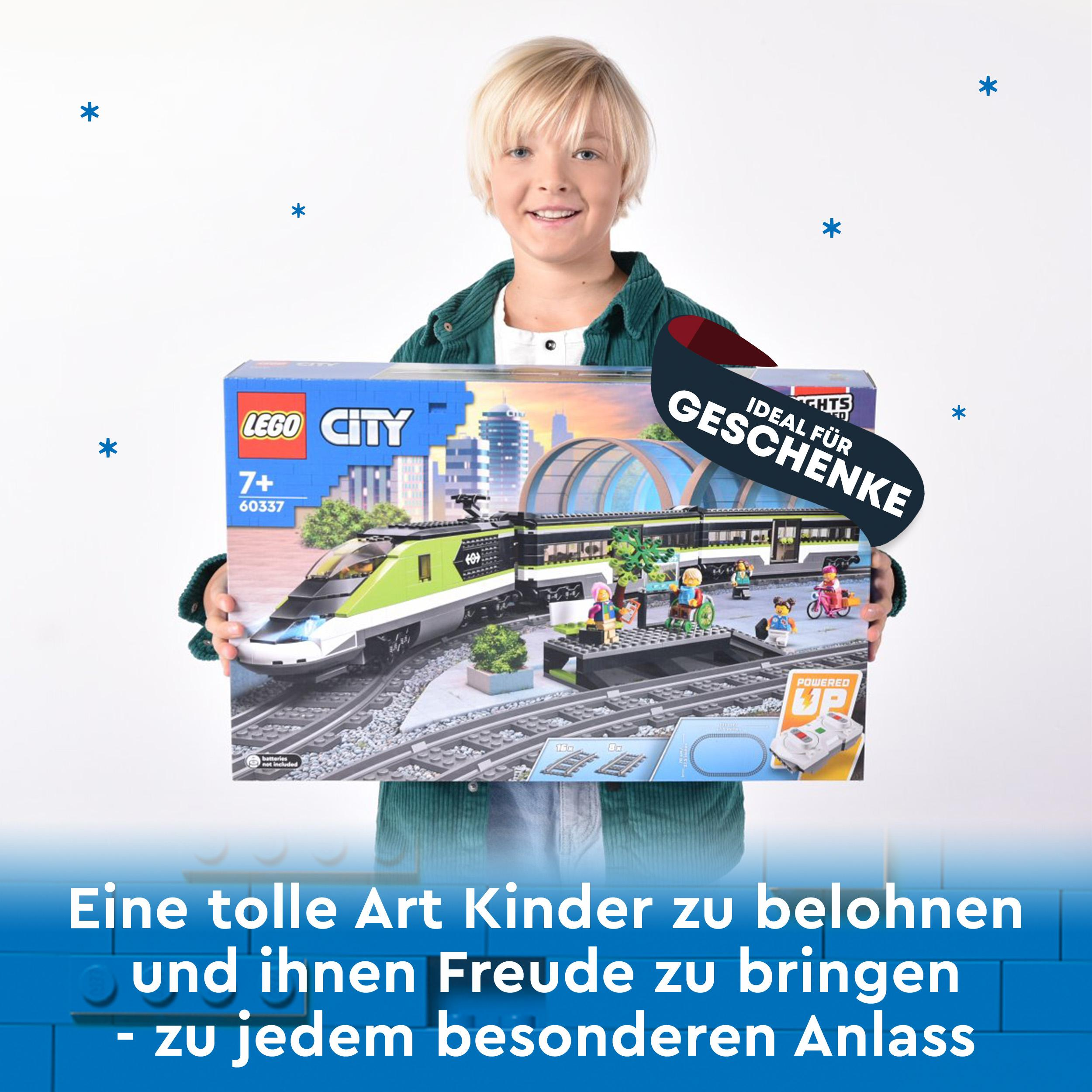 LEGO City 60337 Personen-Schnellzug Bausatz, Mehrfarbig