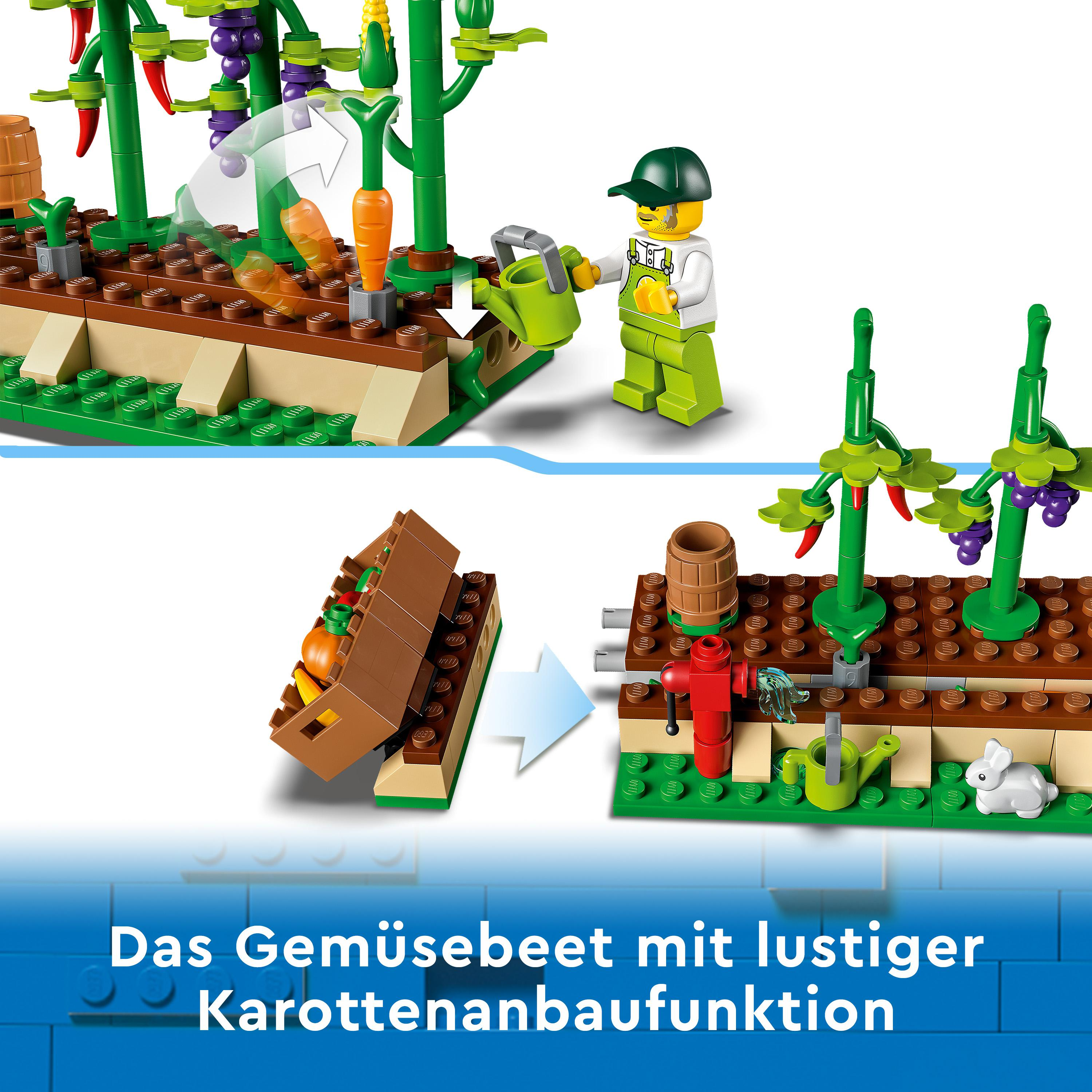 LEGO City 60345 Gemüse-Lieferwagen Bausatz, Mehrfarbig