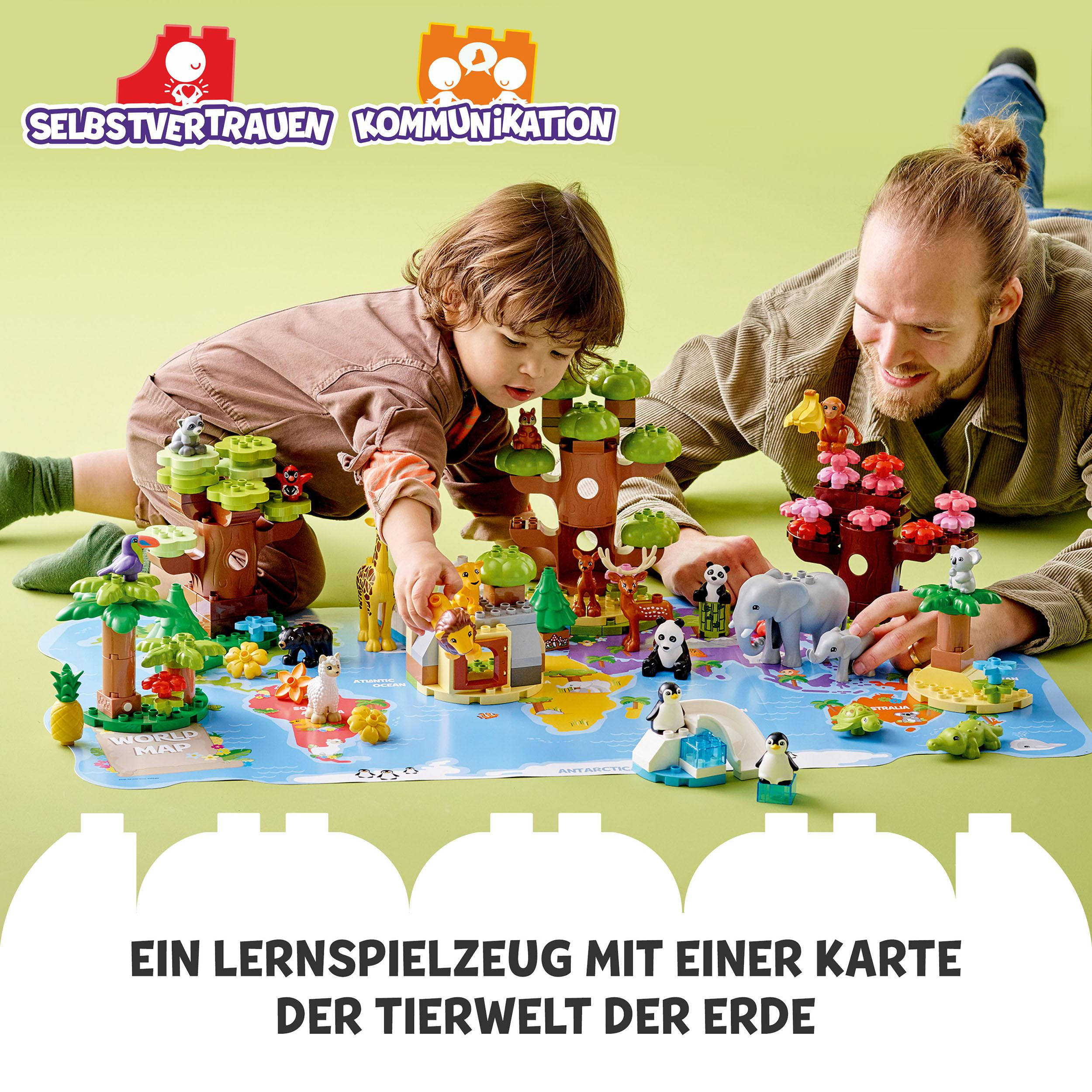 DUPLO Tiere 10975 Mehrfarbig LEGO Bausatz, Wilde Welt der