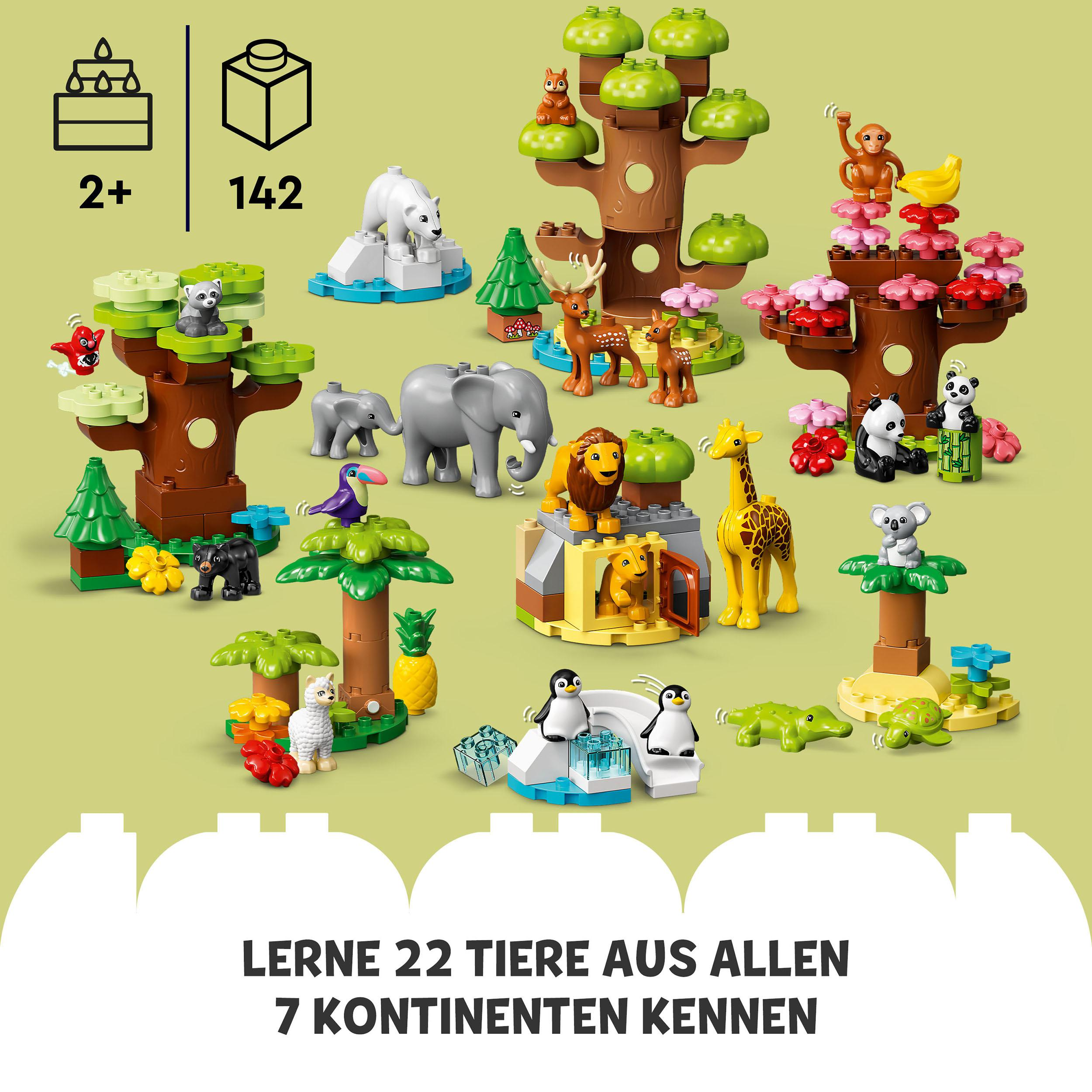 Welt DUPLO Tiere 10975 der Mehrfarbig Wilde LEGO Bausatz,