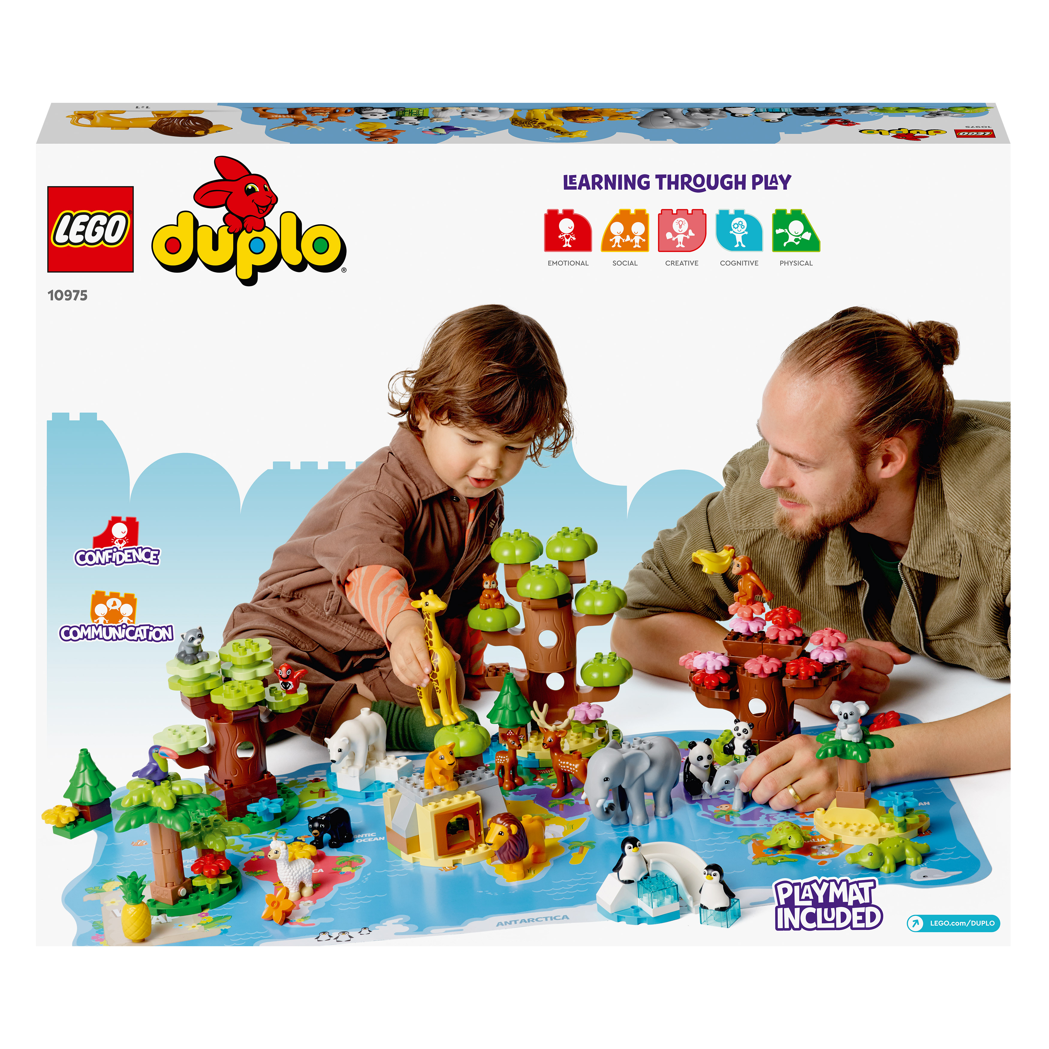10975 Welt Tiere Mehrfarbig der DUPLO LEGO Bausatz, Wilde