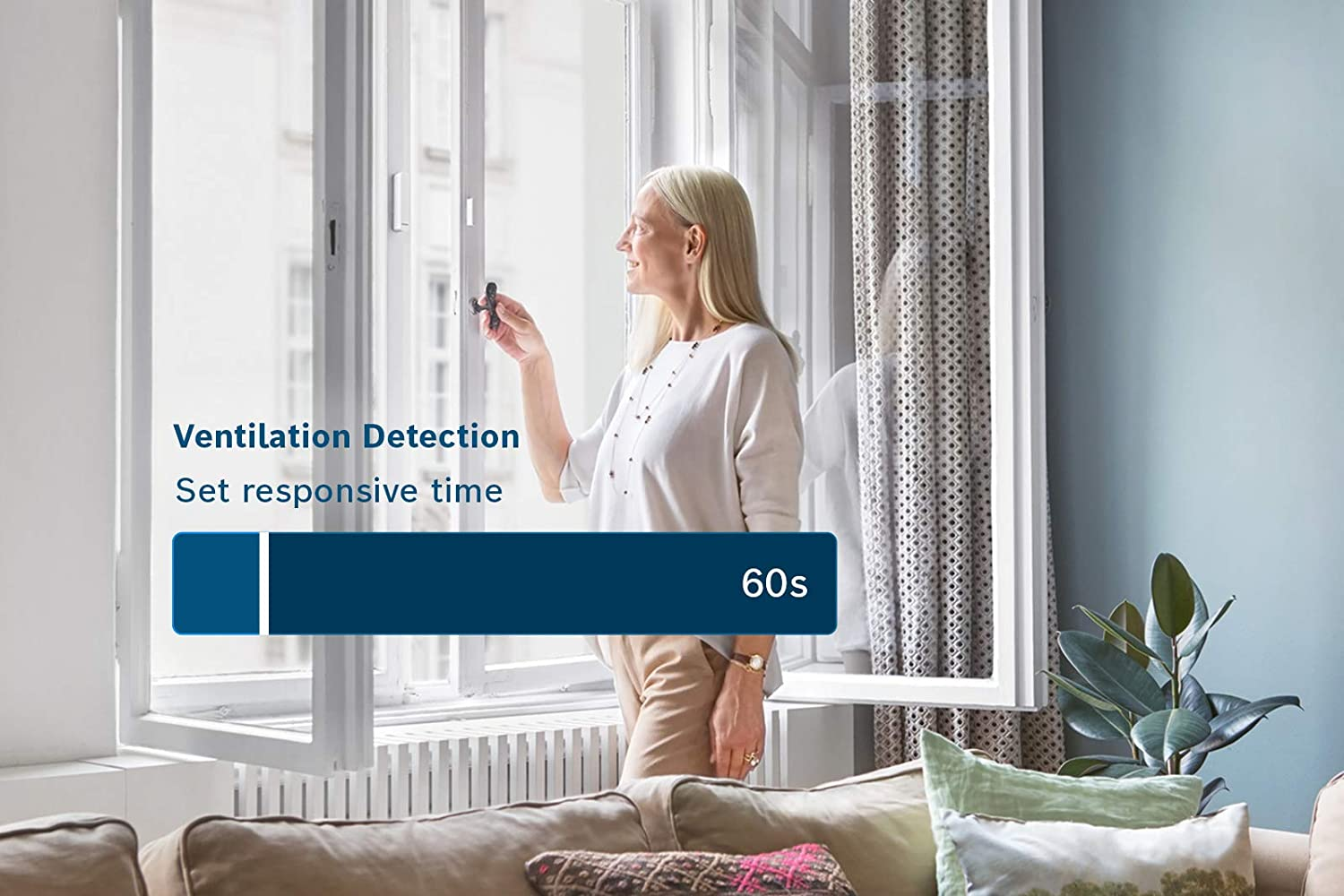 Dispositivo apertura de puertas - Bosch Door Window Contact, Antirrobos, Bosch Smart Home, Blanco