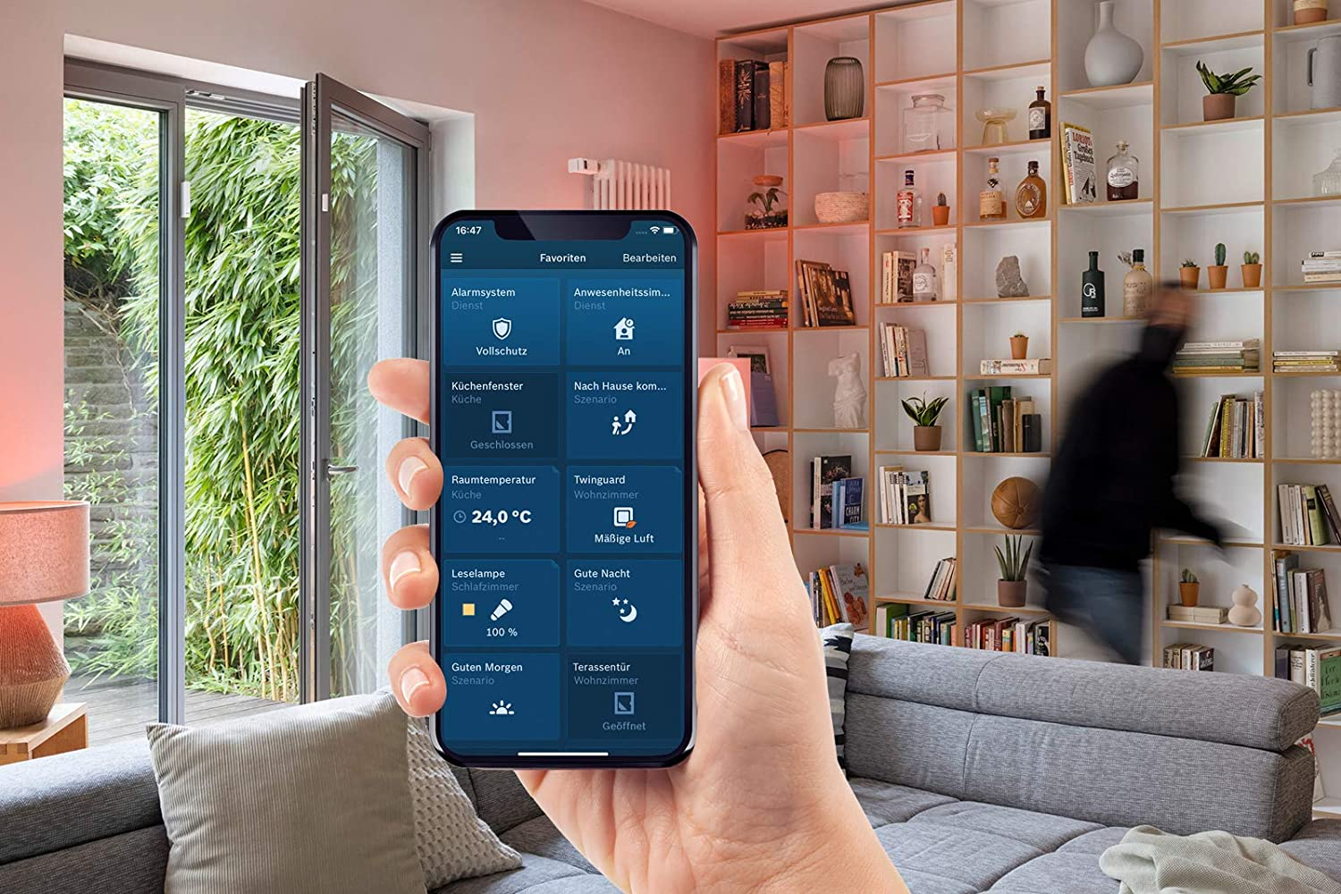 Dispositivo apertura de puertas - Bosch Door Window Contact, Antirrobos, Bosch Smart Home, Blanco