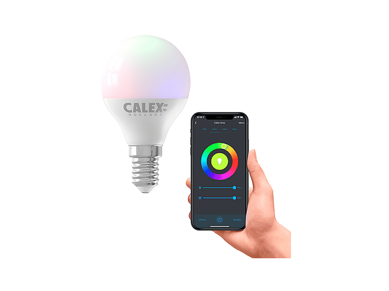 Calex Slimme Ledlamp - P45 E14 4.9w Rgb En Cct afbeelding