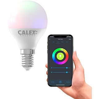 CALEX Slimme Ledlamp - P45 - E14 - 4.9W - RGB en CCT