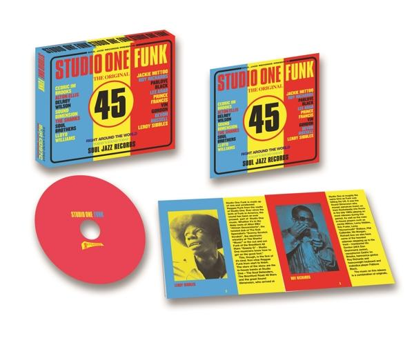 Pack CD Studio One Funk avec CD et livret. Plusieurs boîtiers de CD sont visibles.