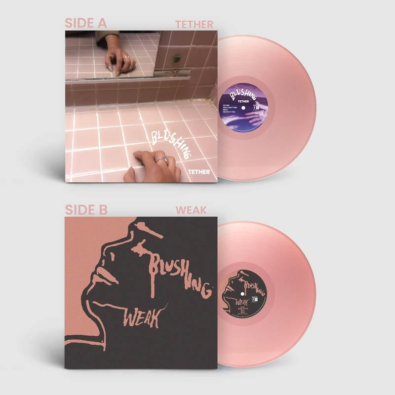 Blushing - Tether/Weak (Pink Vinyl)  - (Vinyl)