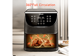 COSORI Premium 5.5L Air Fryer Fritöz Siyah_5