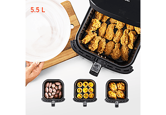 COSORI Premium 5.5L Air Fryer Fritöz Siyah_7