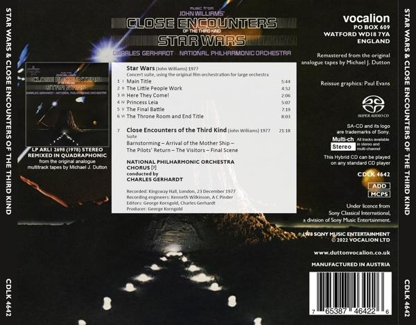 National Philharmonic Orchestra - (SACD Third Hybrid) Kind - Star Wars/Close of Encounters the