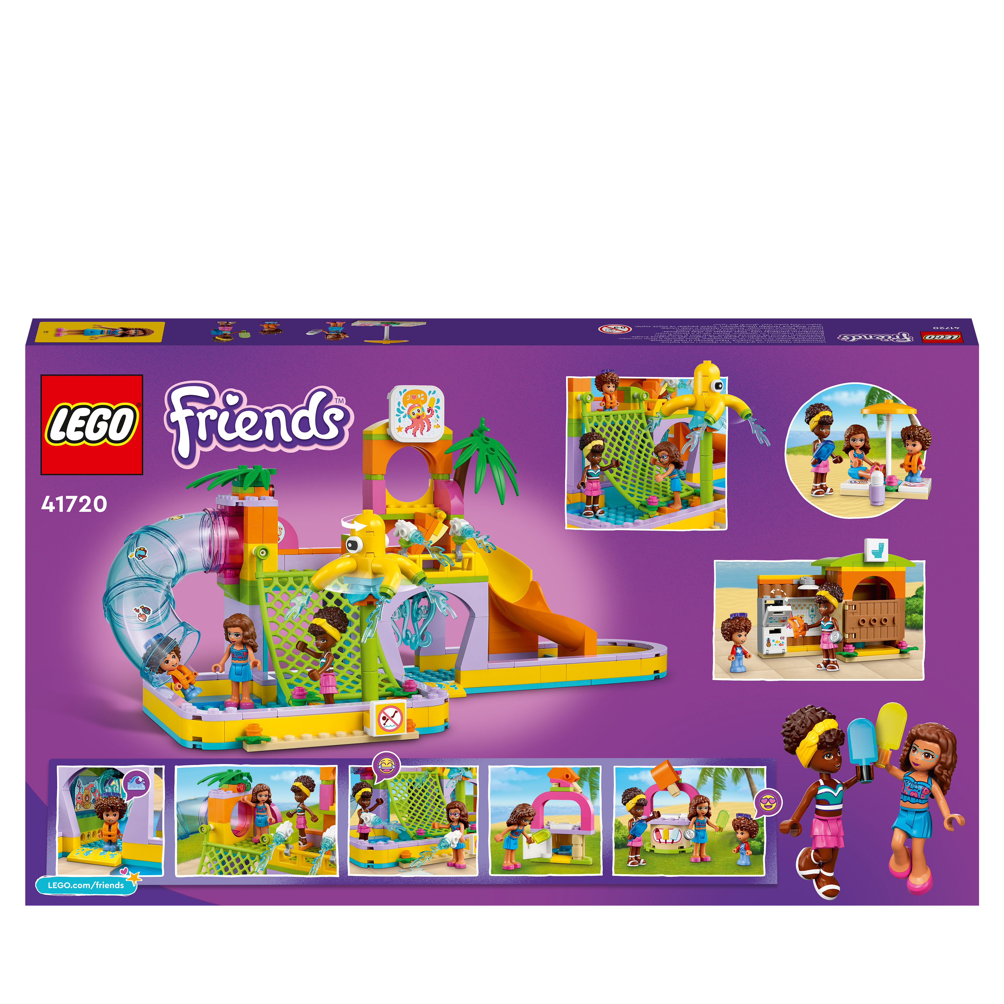 Bausatz, Friends Mehrfarbig Wassererlebnispark LEGO 41720