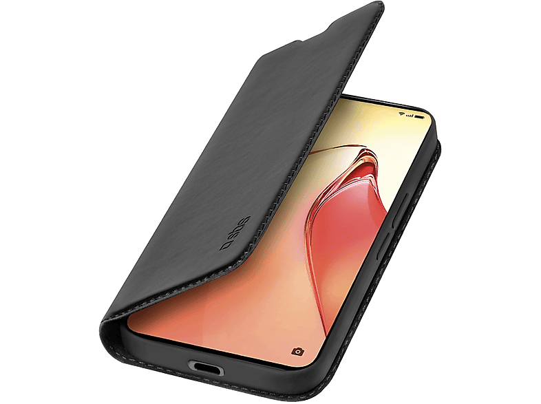 SBS Book Wallet Lite, Custodia per Reno 8,Nero
