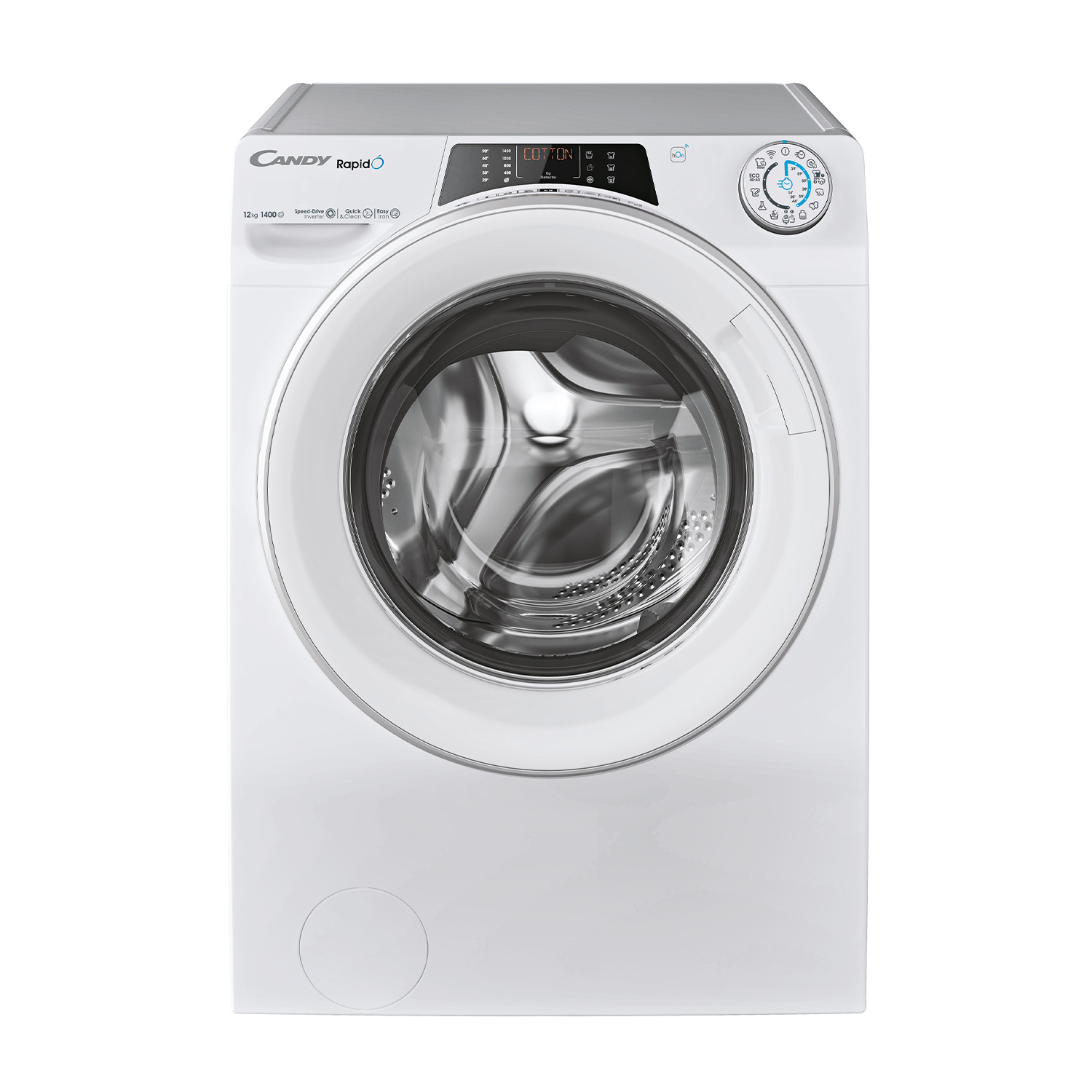 Candy Ro14126Dwmst-S Lavatrice, Caricamento frontale, 12 kg, 67 cm, Classe A