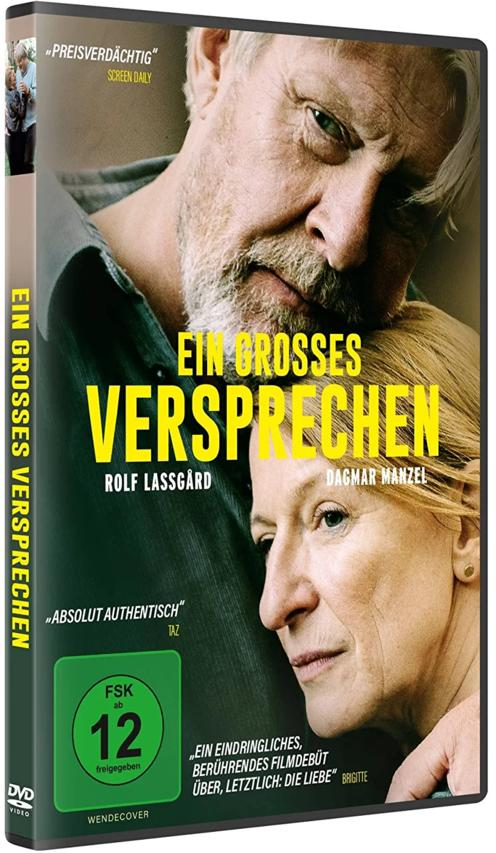Eine DVD-Hülle mit einem Mann und einer Frau. Titel: Ein Großes Versprechen.