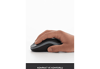 LOGITECH M185 USB Alıcılı Kompakt Kablosuz Mouse - Gri_2