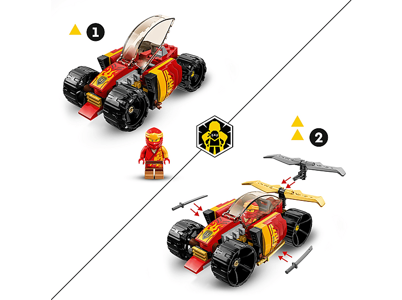 Lego NinjaGO 71780 Kais Ninja-Rennwagen evo Bausatz — Foto 3 von 5