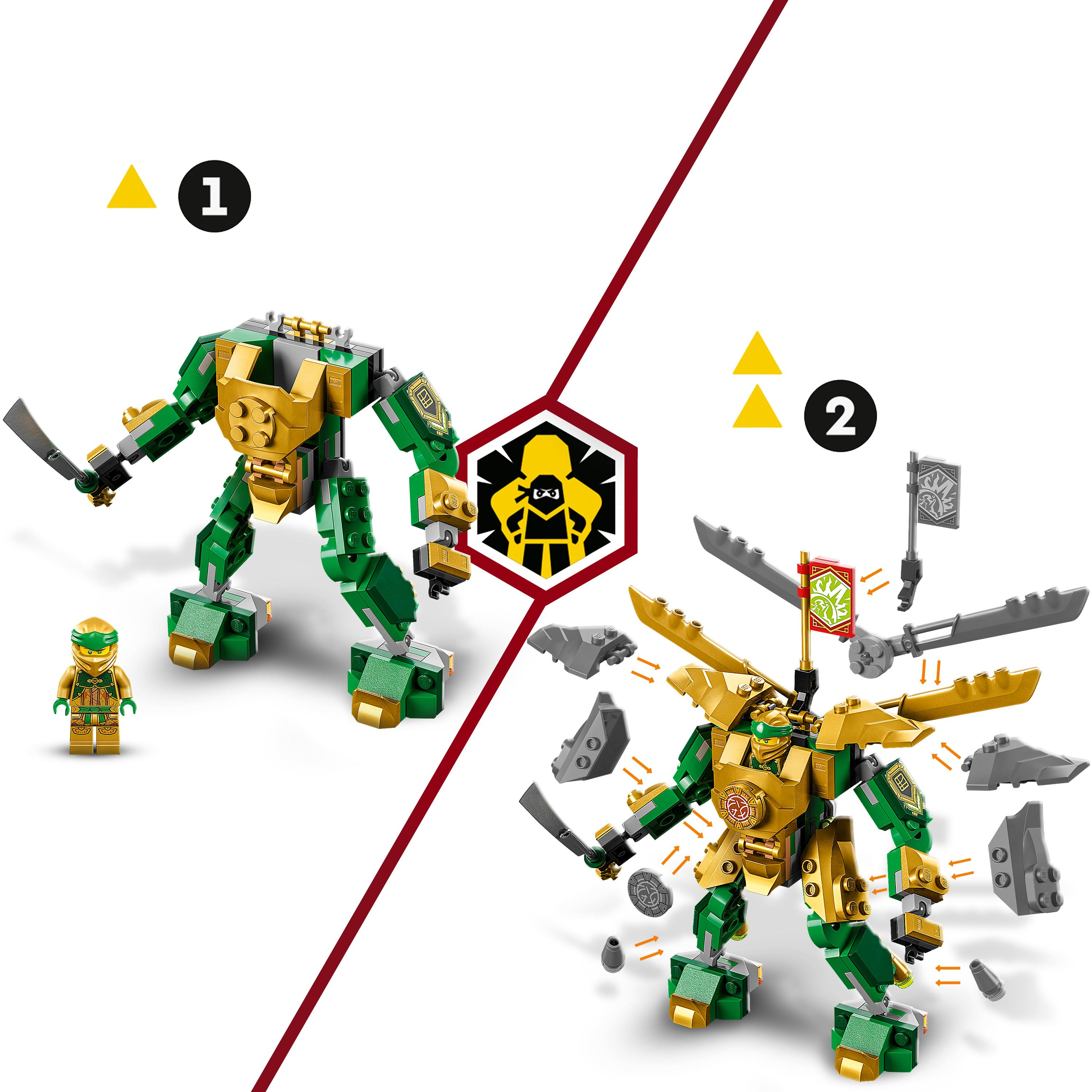 NINJAGO Mehrfarbig Bausatz, Mech-Duell EVO 71781 Lloyds LEGO