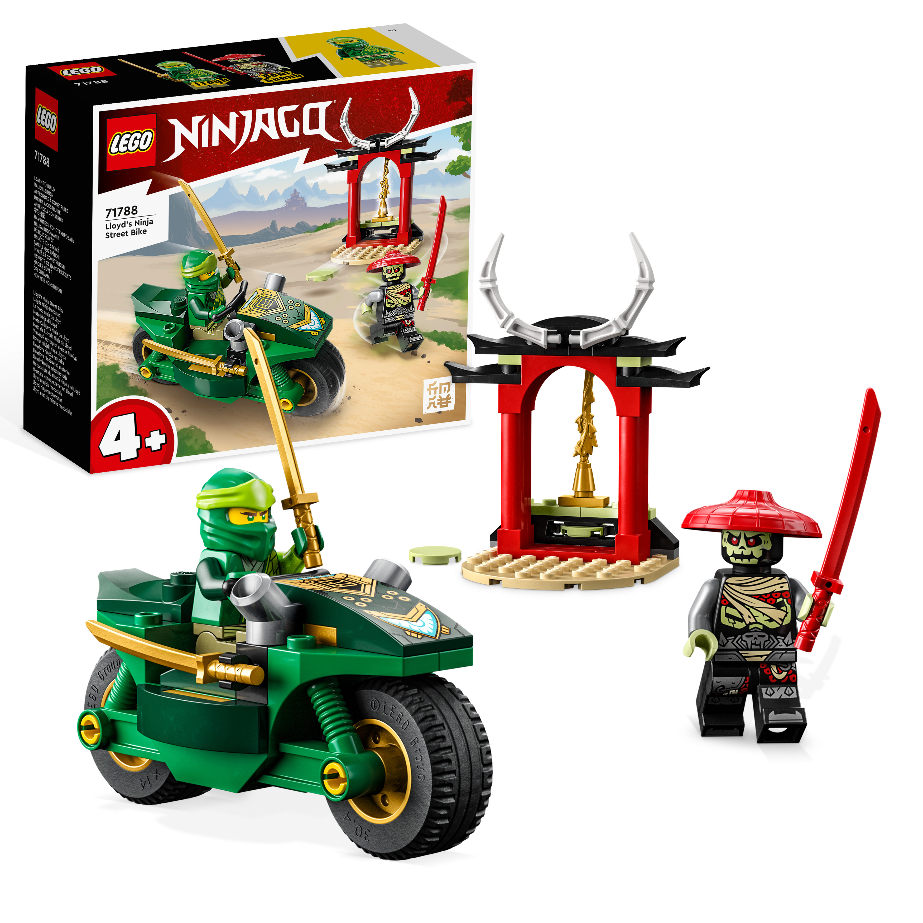 Ninja-Motorrad LEGO Mehrfarbig Lloyds NINJAGO Bausatz, 71788