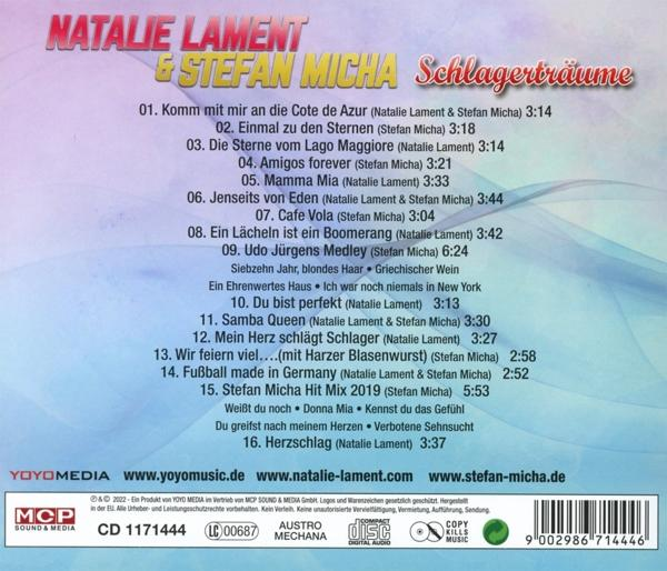 Die Rückseite einer CD mit Titelliste und Urheberrechtsinformationen.