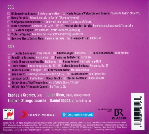 CD-Cover mit Titelliste. Enthält Namen klassischer Musiktitel und Namen der Künstler.