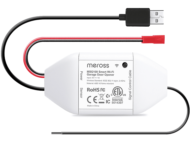 MEROSS Wi-Fi Uzaktan Kontrollü Akıllı Garaj Kapısı Anahtarı_0