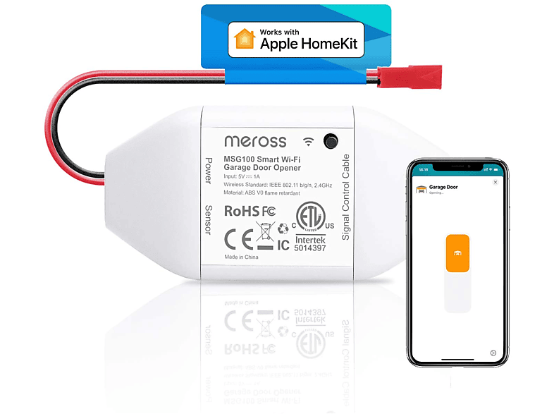 MEROSS Wi-Fi Uzaktan Kontrollü Akıllı Garaj Kapısı Anahtarı_1