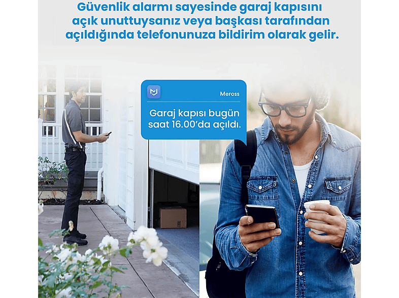 MEROSS Wi-Fi Uzaktan Kontrollü Akıllı Garaj Kapısı Anahtarı_5