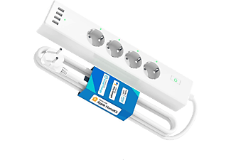 MEROSS 4 Güç + 4 USB Akıllı Çoklu Priz