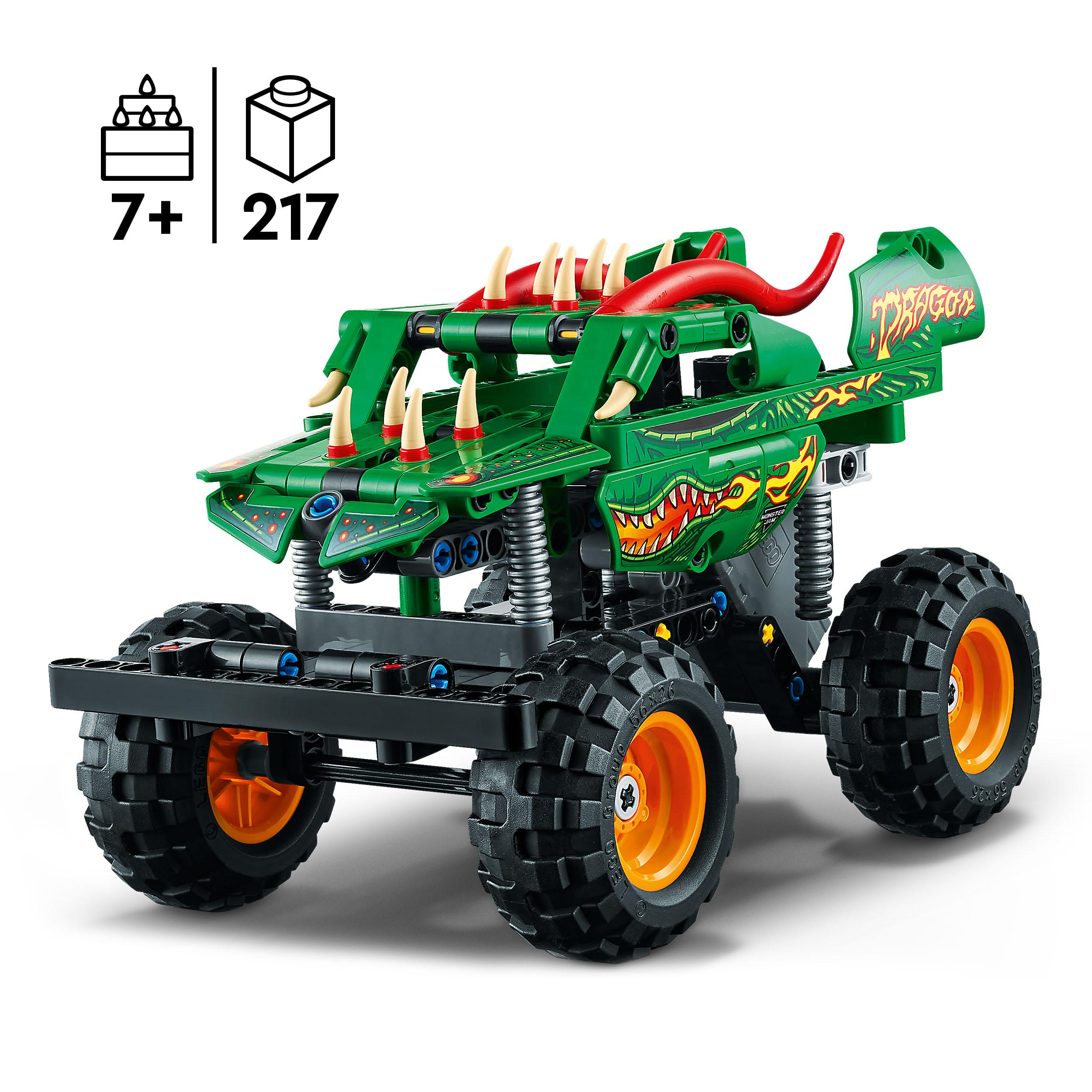 LEGO Dragon™ Mehrfarbig 42149 Jam™ Technic Monster Bausatz,