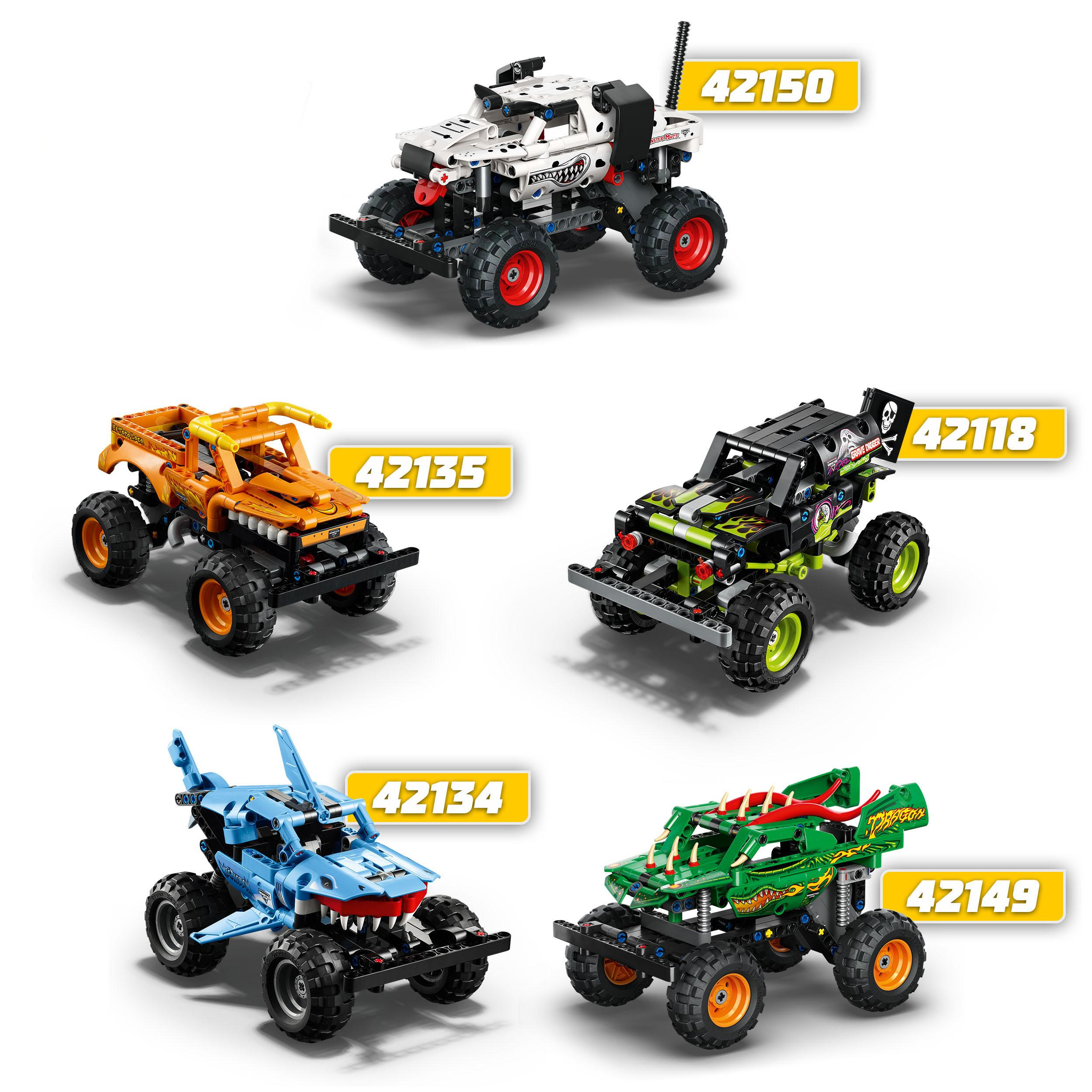 LEGO Technic 42150 Monster Jam™ Mutt™ Mehrfarbig Bausatz, Monster Dalmatian