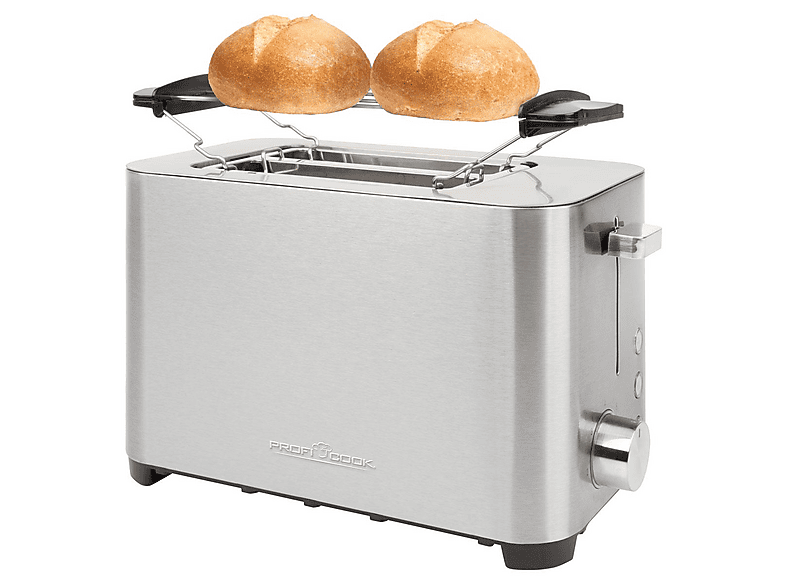 Profi Cook PC-TA 1251 Toaster (Silber, 850 Watt, Schlitze: 2)