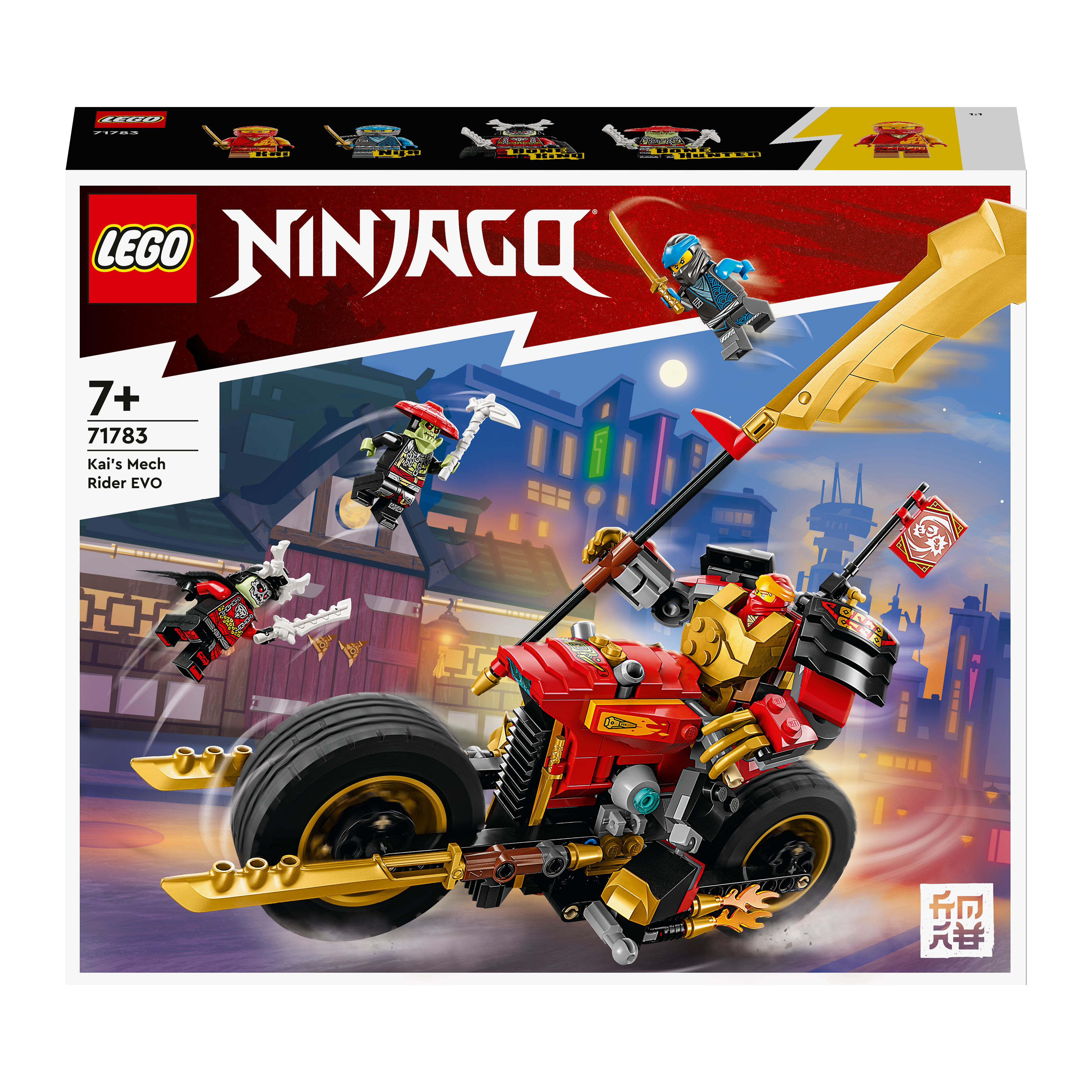 NINJAGO Bausatz, Kais 71783 Mehrfarbig Mech-Bike LEGO EVO