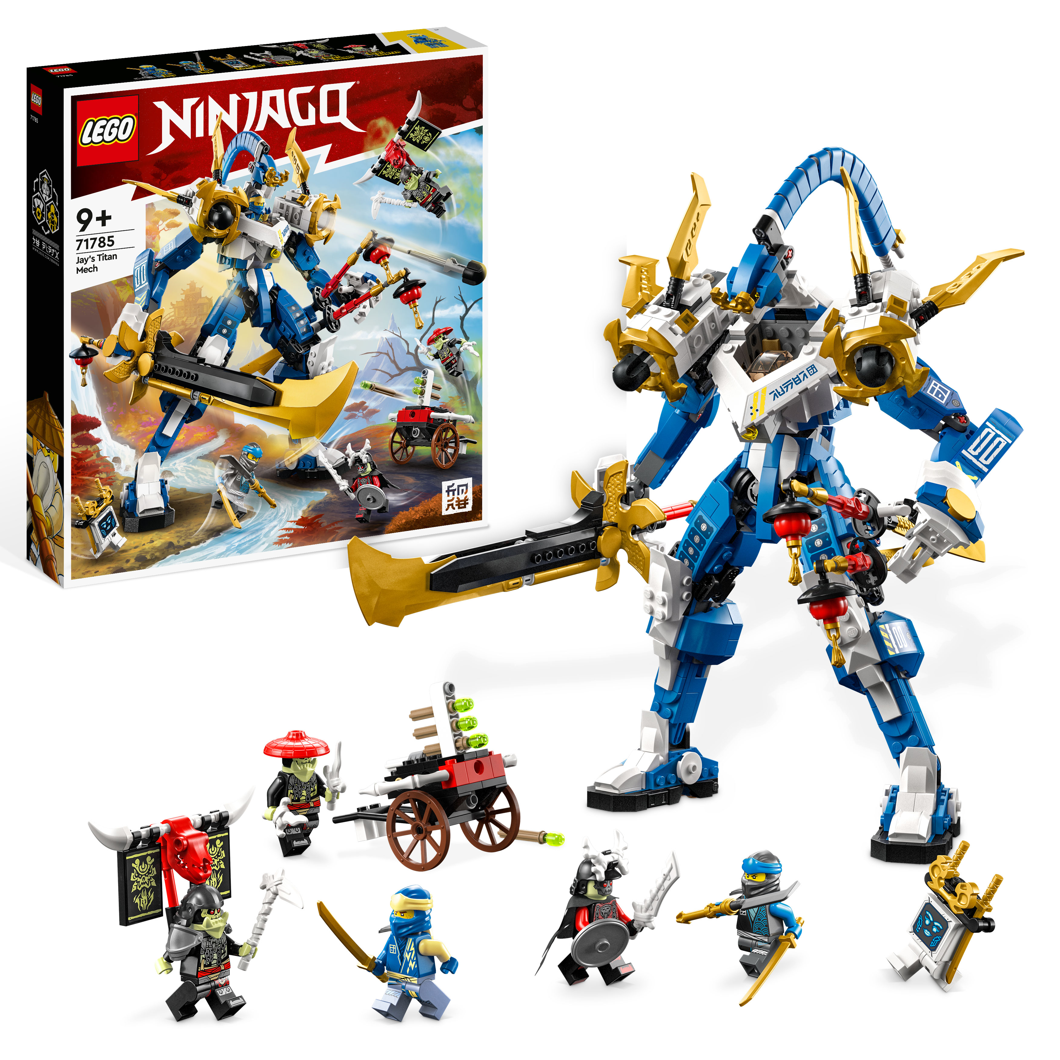 NINJAGO LEGO Titan-Mech Mehrfarbig 71785 Jays Bausatz,