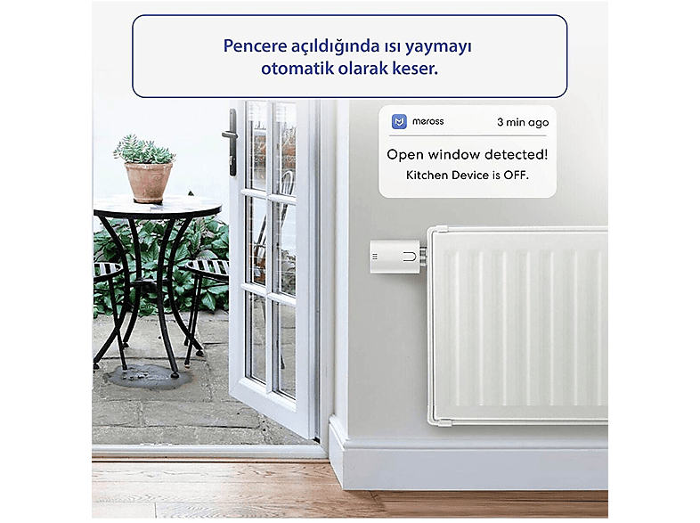 MEROSS Wi-Fi Uzaktan Kontrollü Akıllı Termostat Vanası (Sadece Meross Hub ile Çalışır)_5