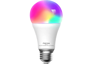 MEROSS Wi-Fi Uzaktan Kontrollü Akıllı Enerji Tasarruflu 810 Lümen RGB LED Ampul_0