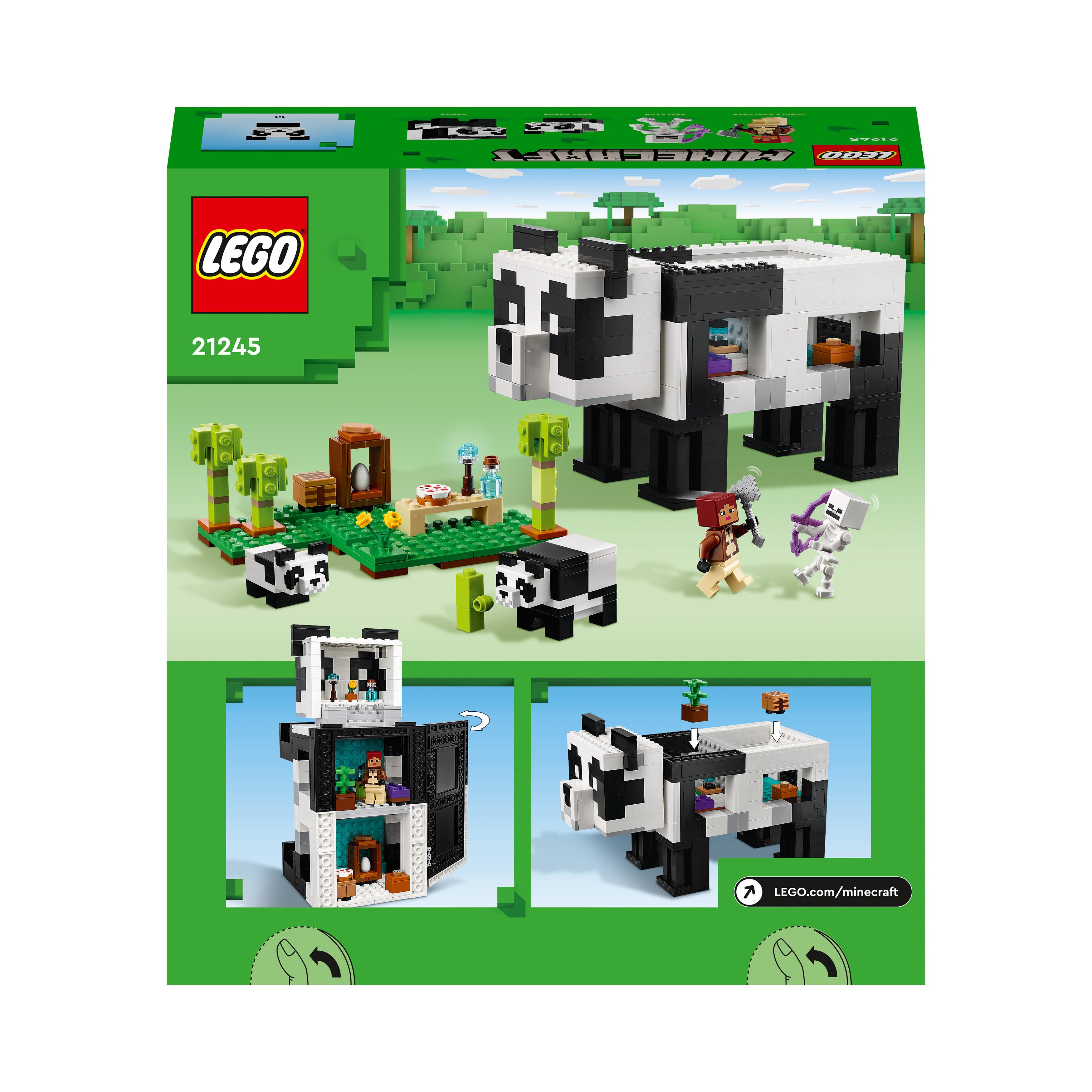 Minecraft Pandahaus 21245 LEGO Das Mehrfarbig Bausatz,