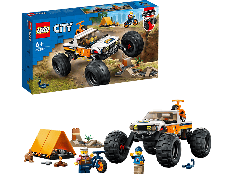 LEGO City 60387 Abenteuer Mehrfarbig Offroad Bausatz