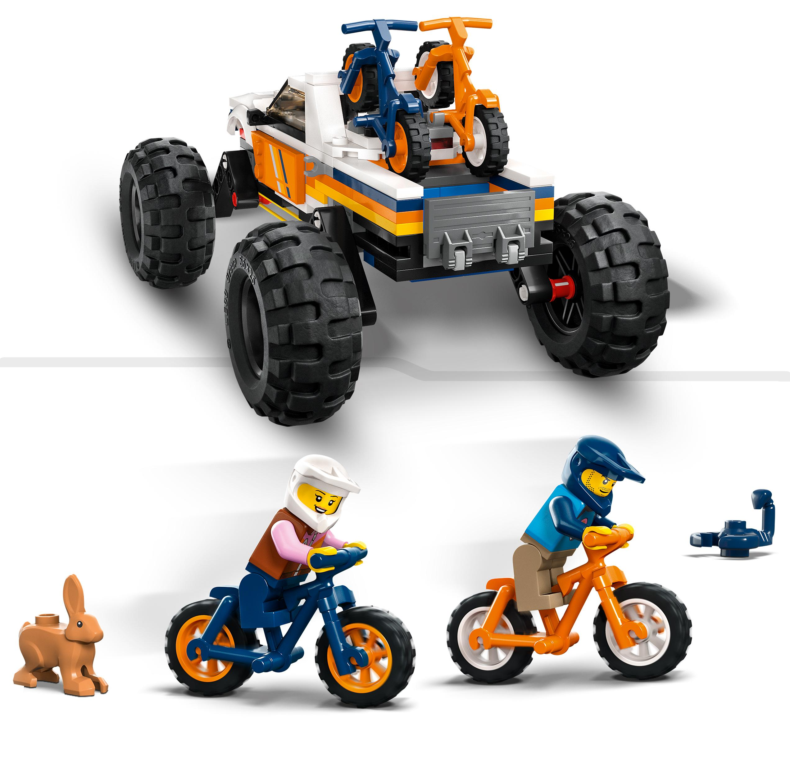 City 60387 Bausatz, Mehrfarbig Abenteuer Offroad LEGO