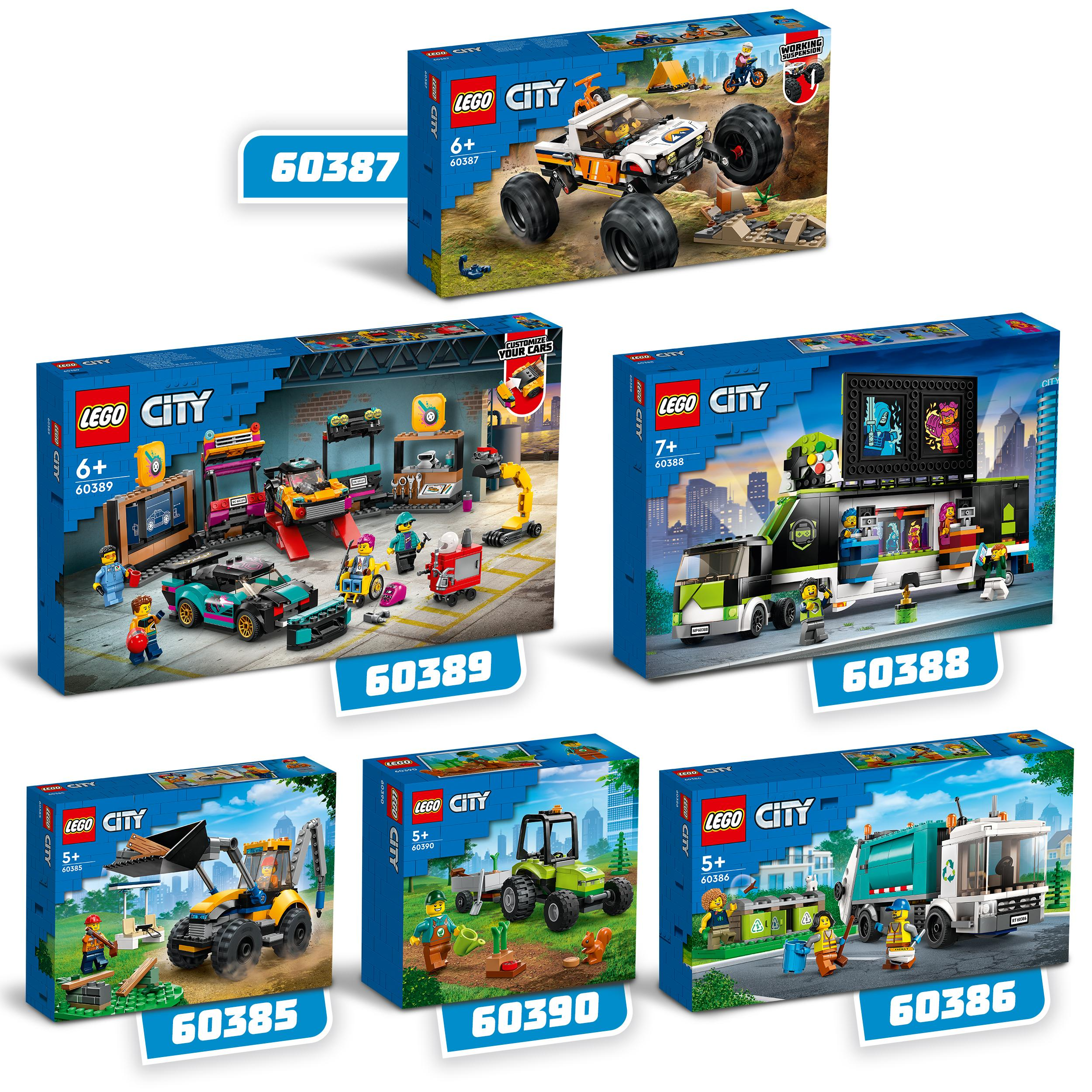 Mehrfarbig City 60387 Bausatz, Abenteuer Offroad LEGO