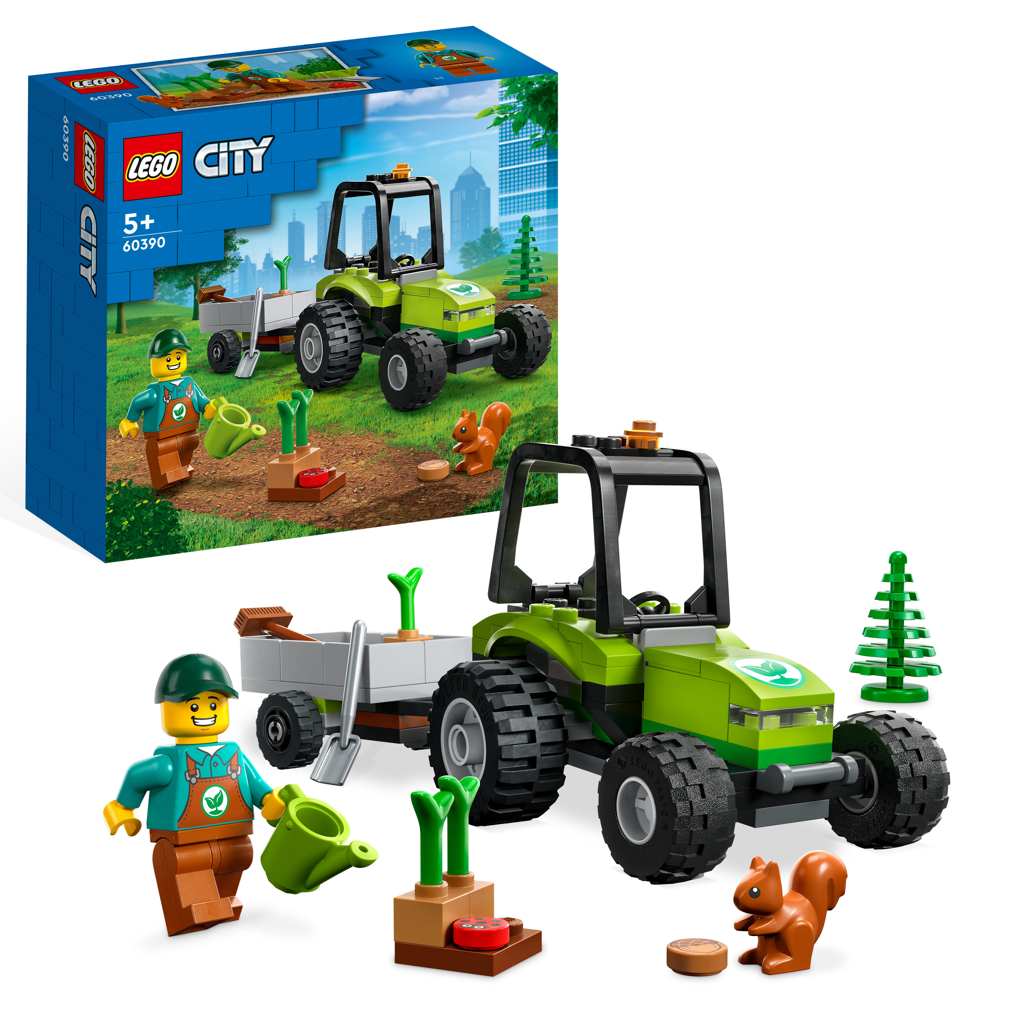 LEGO City 60390 Kleintraktor Mehrfarbig Bausatz