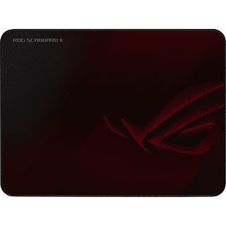 ASUS ROG Scabbard II Medium - Tapis de souris gaming (Noir/Rouge)