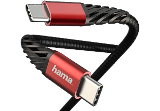 HAMA Câble USB-C - USB-C 1.5 m Noir (187219)