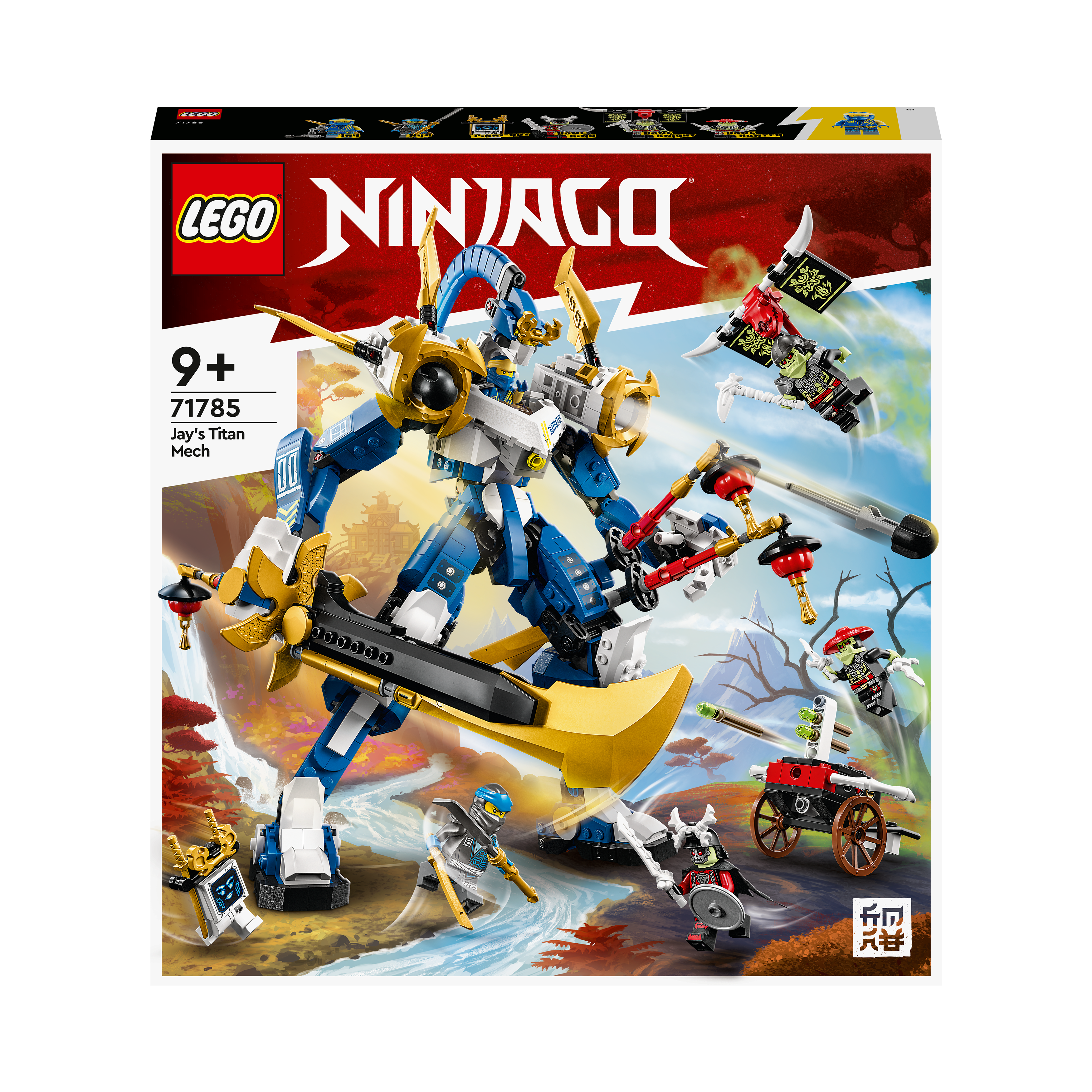 NINJAGO LEGO Titan-Mech Mehrfarbig 71785 Jays Bausatz,
