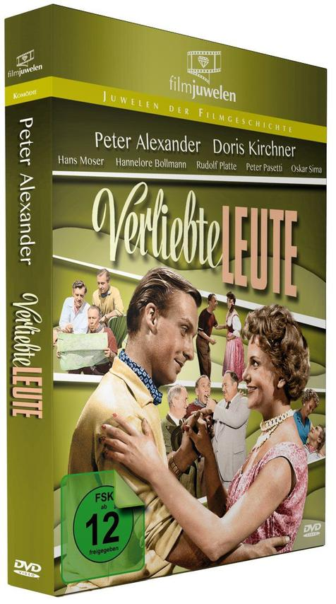 Eine Filmbox mit einem Paar auf dem Cover.