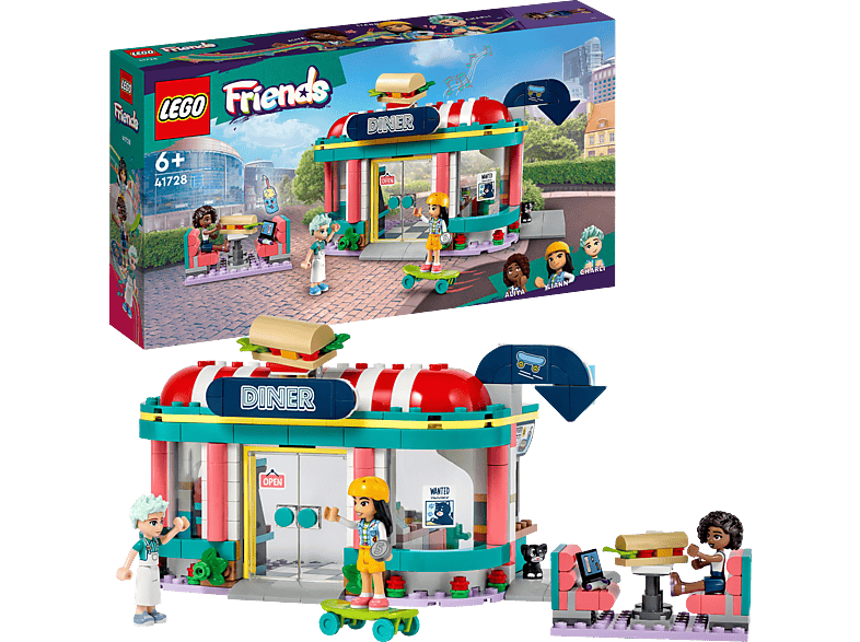 LEGO Friends 41728 Restaurant Bausatz, Mehrfarbig