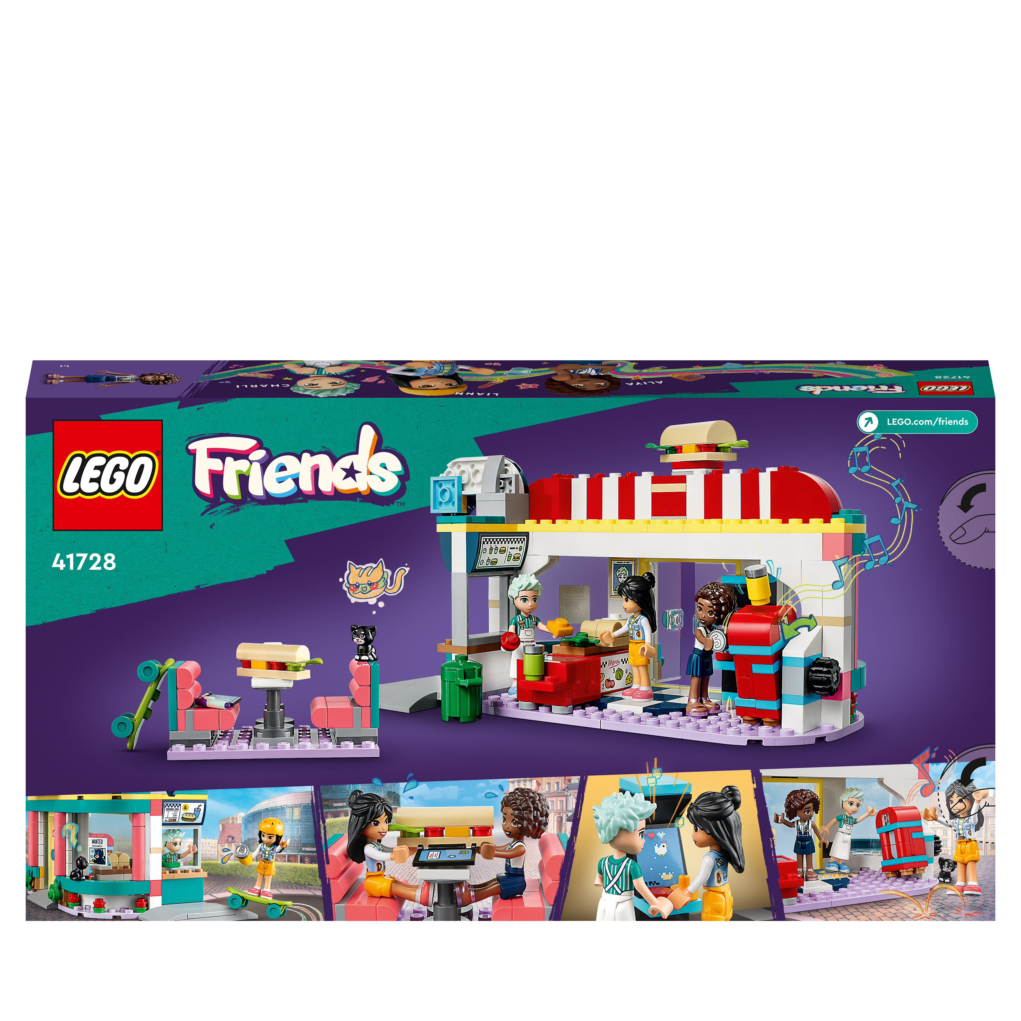 Mehrfarbig LEGO Bausatz, 41728 Friends Restaurant