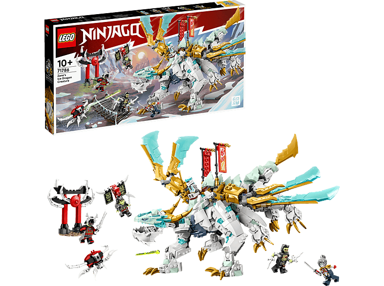 LEGO NINJAGO 71786 Zanes Eisdrache Bausatz, Mehrfarbig