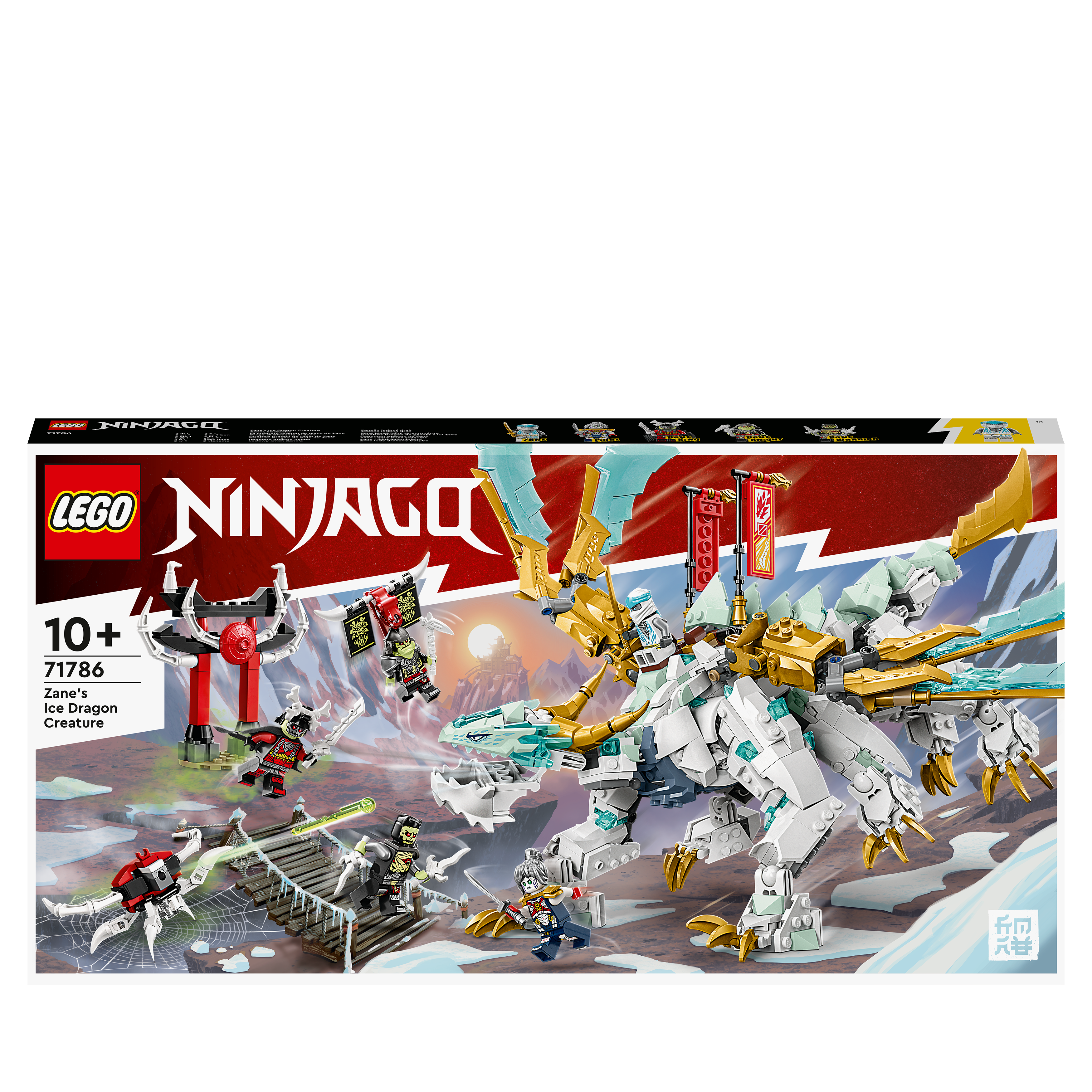 Bausatz, LEGO NINJAGO Zanes 71786 Mehrfarbig Eisdrache