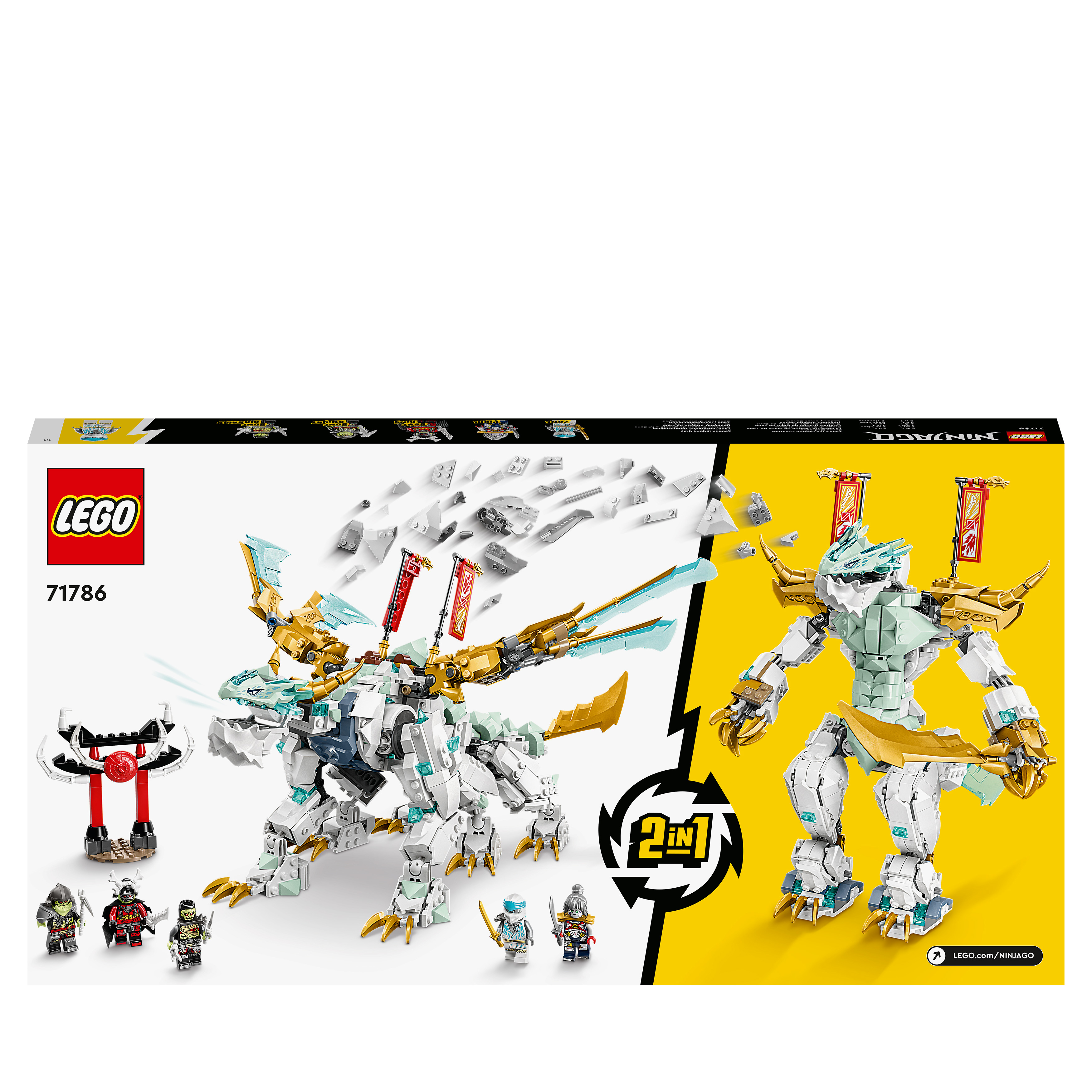 LEGO NINJAGO 71786 Eisdrache Mehrfarbig Bausatz, Zanes